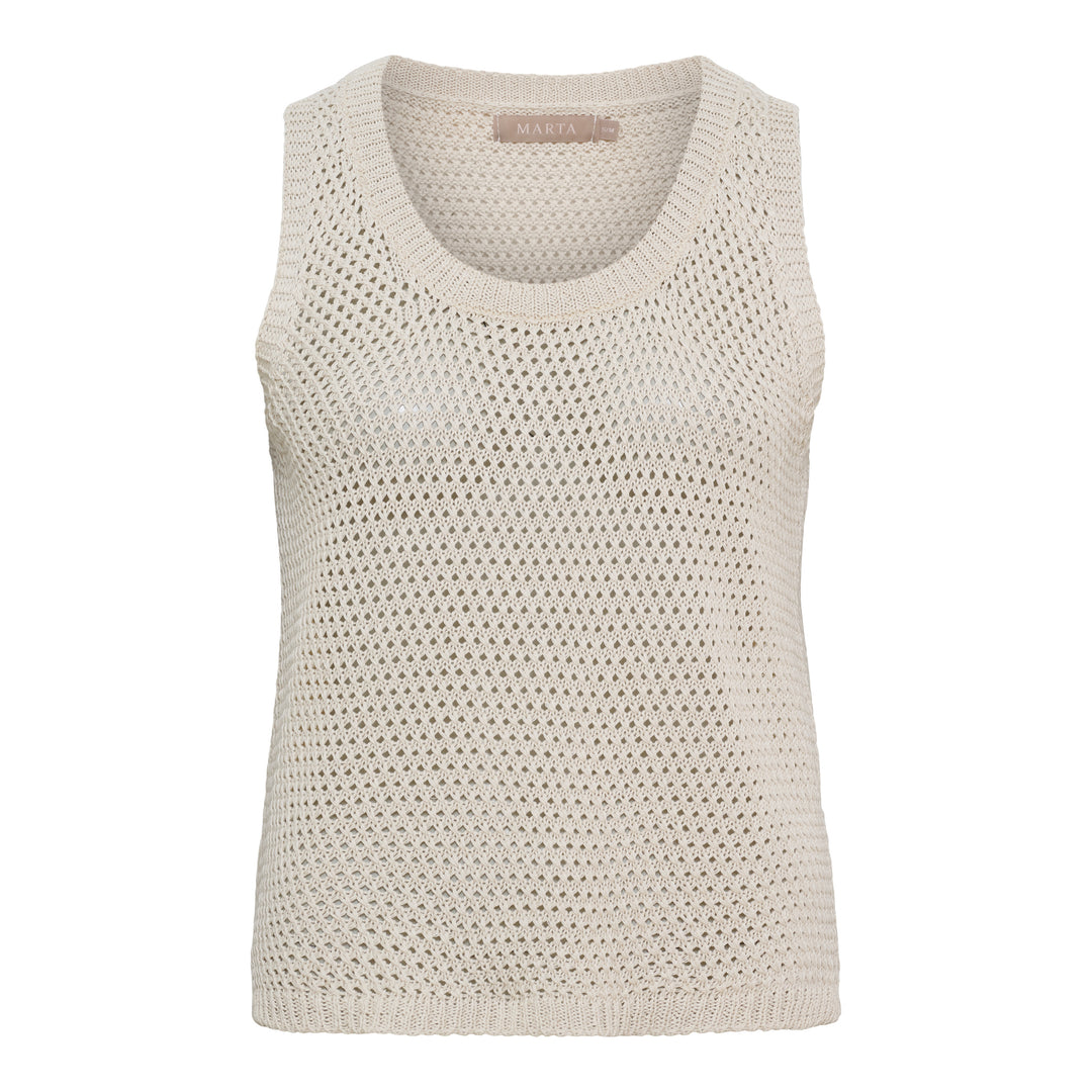 MARTA DU CHATEAU - TOP - NAYLA 9689 - BEIGE