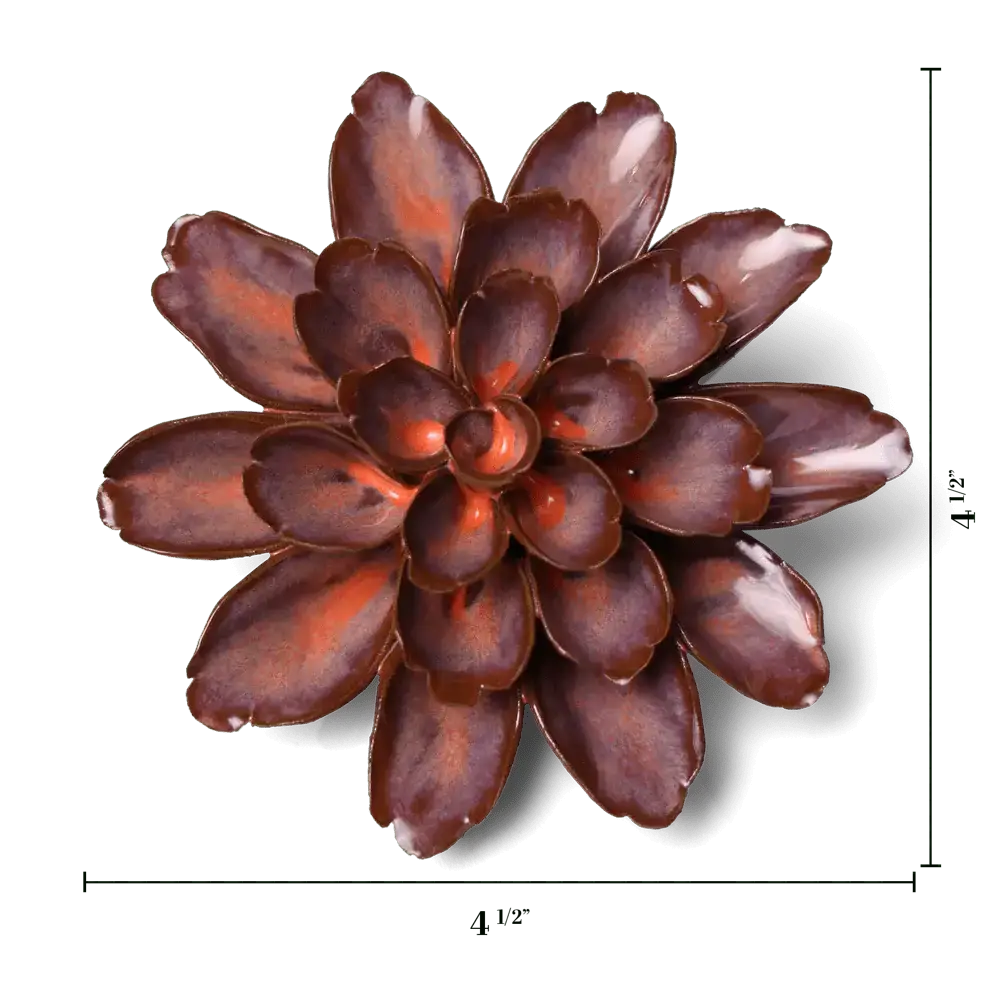 CHIVE CERAMICS - KERAMIK VÆGBLOMST - PEACH MOCHA CORNFLOWER