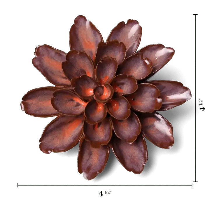 CHIVE CERAMICS - KERAMIK VÆGBLOMST - PEACH MOCHA CORNFLOWER