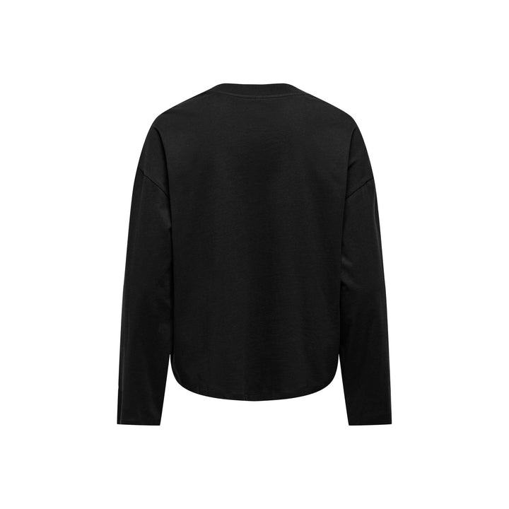 ONLY - T-SHIRT - HAPPY 15382111 - BLACK