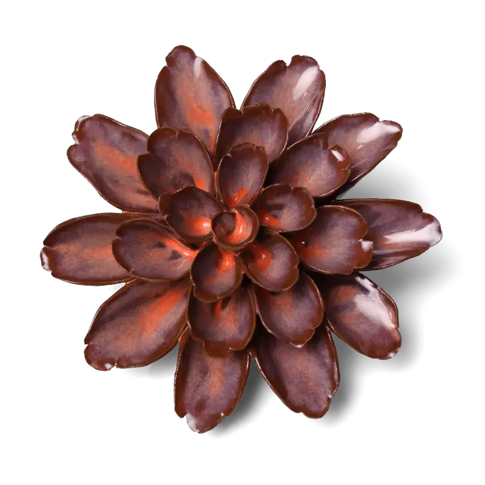 CHIVE CERAMICS - KERAMIK VÆGBLOMST - PEACH MOCHA CORNFLOWER