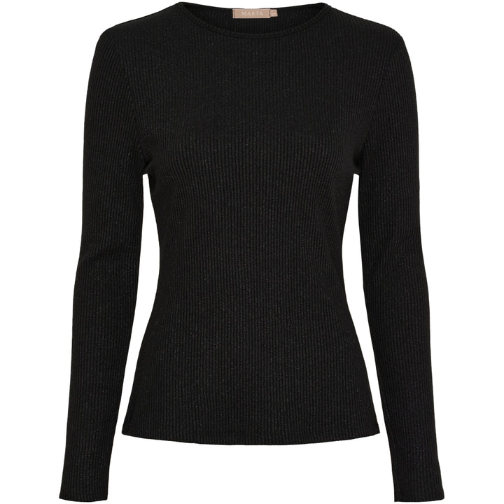 MARTA DU CHATEAU - BLUSE - LUNARA 38915M - SORT