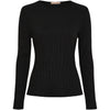 MARTA DU CHATEAU - BLUSE - LUNARA 38915M - SORT