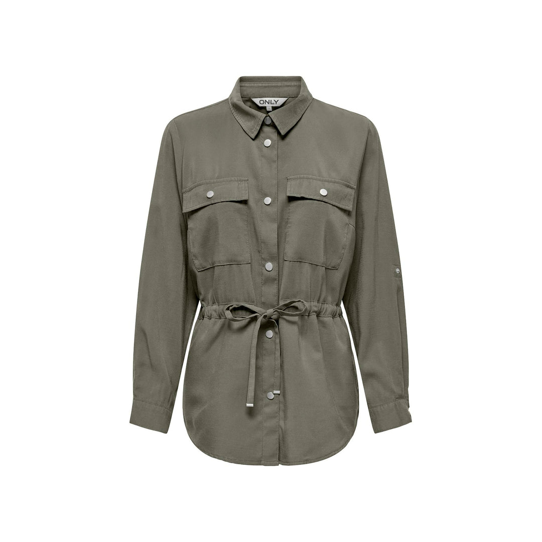 ONLY - SKJORTE - ARIS 15310852 - SMOKEY OLIVE