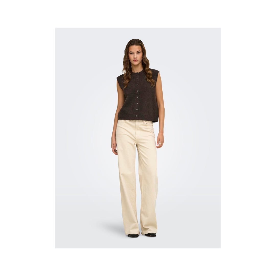 ONLY - VEST - SIMONI 15381355 - COFFEE BEAN