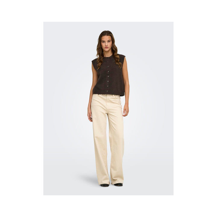 ONLY - VEST - SIMONI 15381355 - COFFEE BEAN