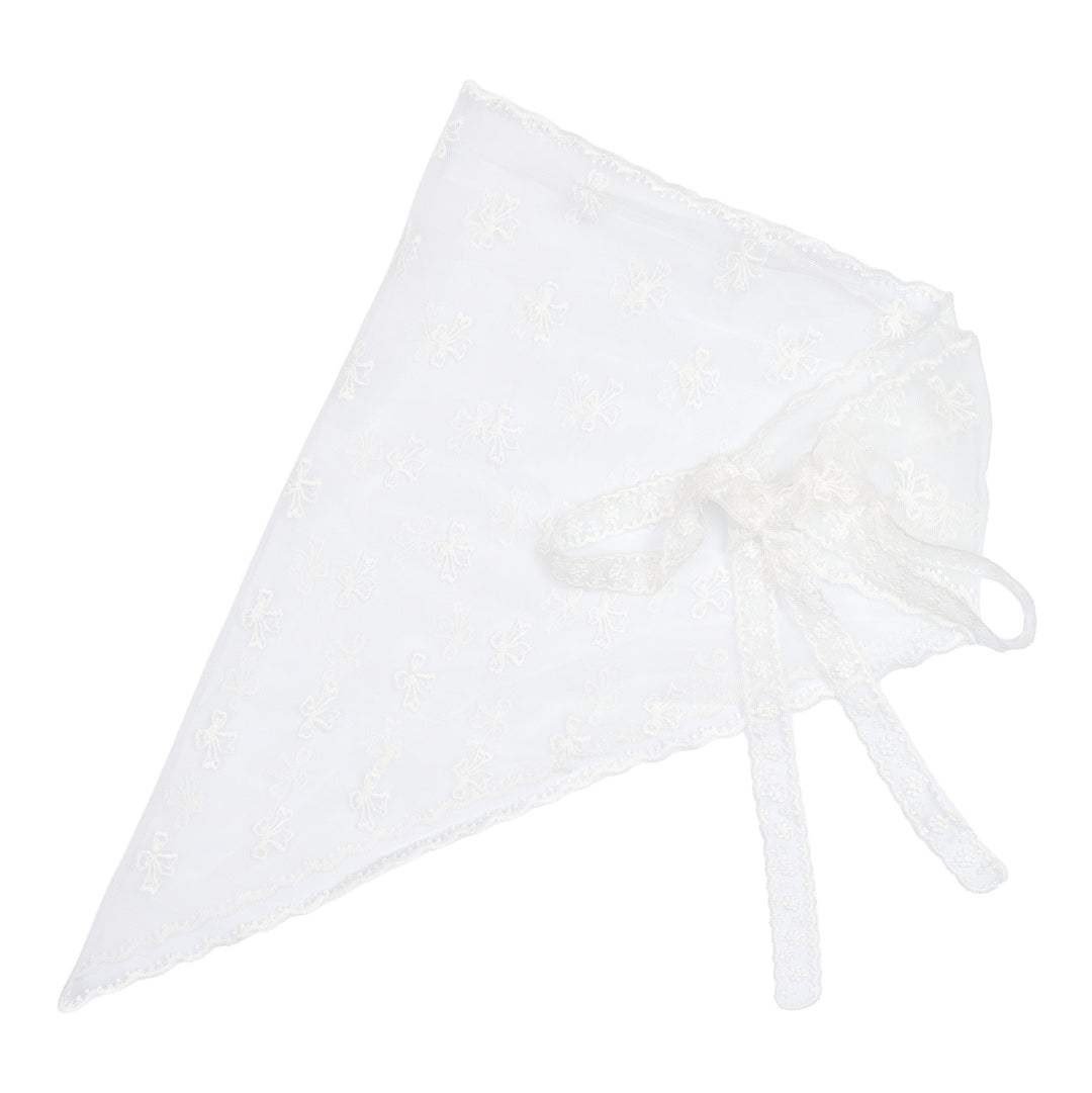 MARTA DU CHATEAU - BLONDETØRKLÆDE - ZARIA BA-3507 - WHITE