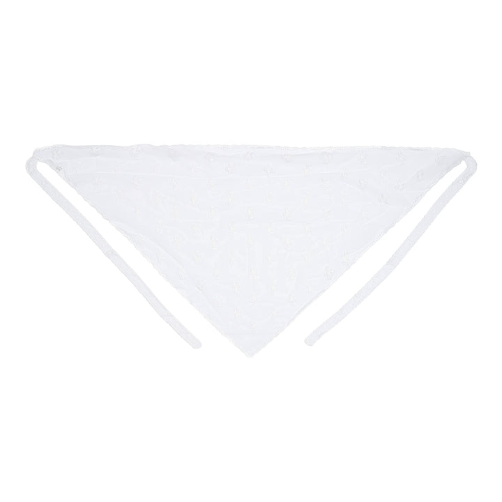 MARTA DU CHATEAU - BLONDETØRKLÆDE - ZARIA BA-3507 - WHITE