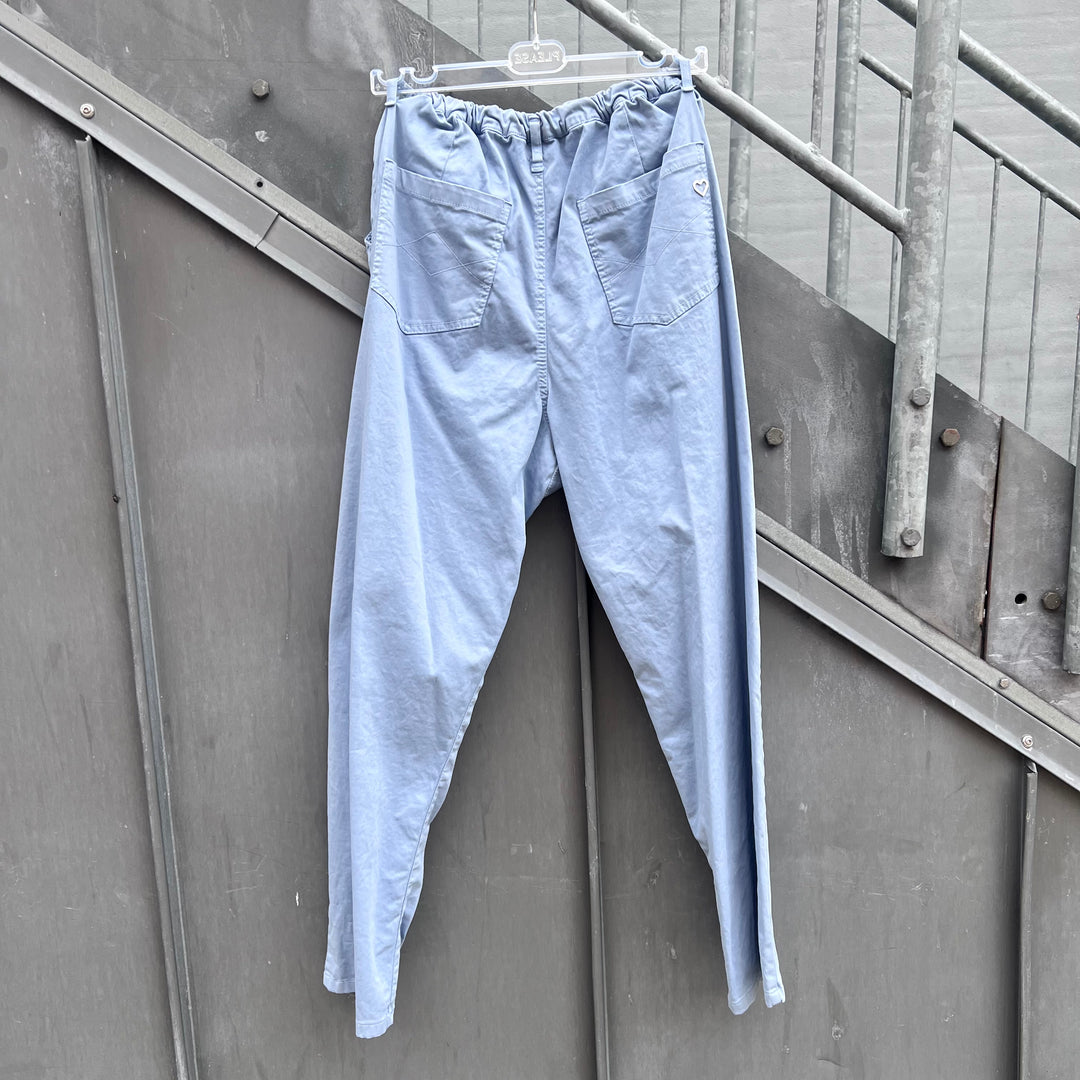 PLEASE - JEANS - CARROT COTTON - ZEN BLU