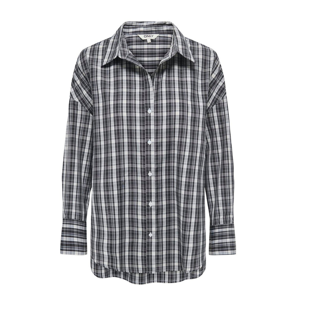 ONLY - SKJORTE - OREGON ALVA 15367554 - BLACK