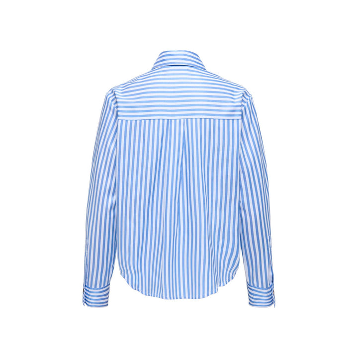 ONLY - SKJORTE - LYRA OREGON 15369914 - CLOUD DANCER/PROVENCE STRIPES