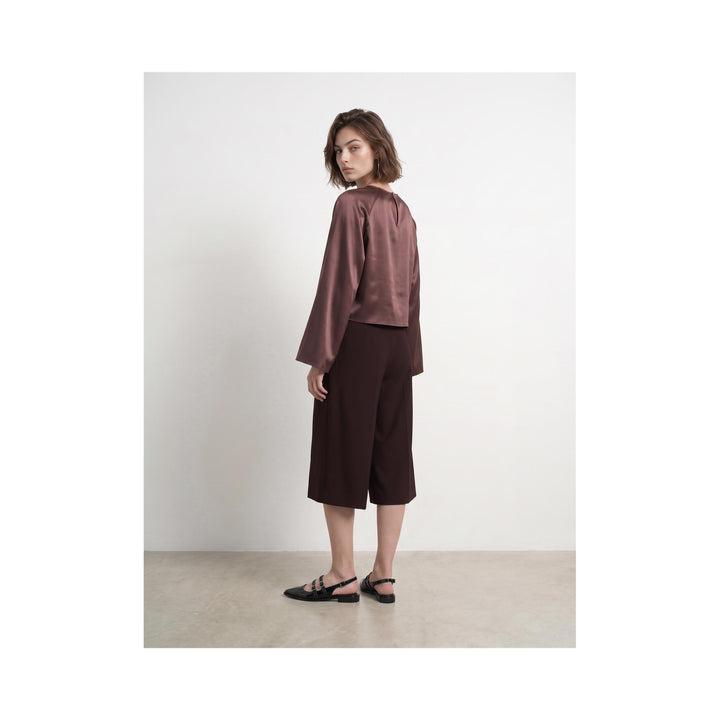 HYPEDROP - BERMUDASHORTS - JANINA 32001265 - BITTER CHOCOLATE