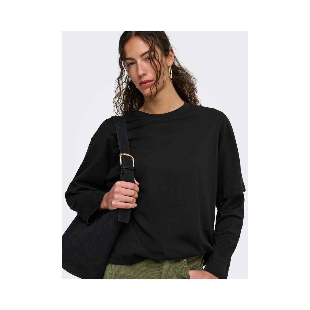 ONLY - T-SHIRT - FREJA 15387312 - BLACK