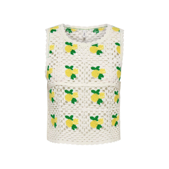 ONLY - TOP - EMMA 15377091 - BIRCH LEMON/YARROW/JELLY BEAN