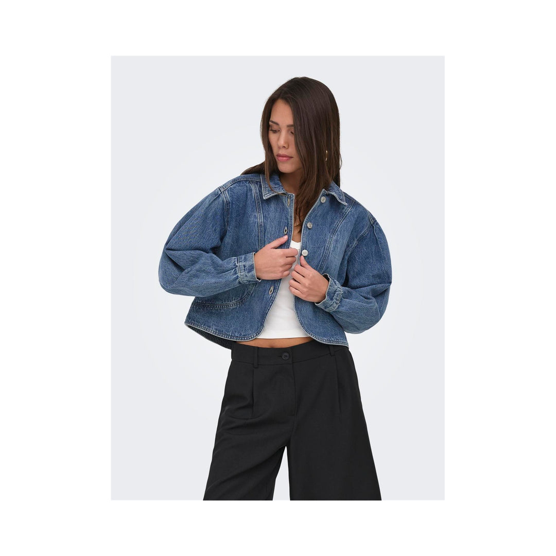 ONLY - DENIMJAKKE - AMBER 15377783 - MEDIUM BLUE DENIM