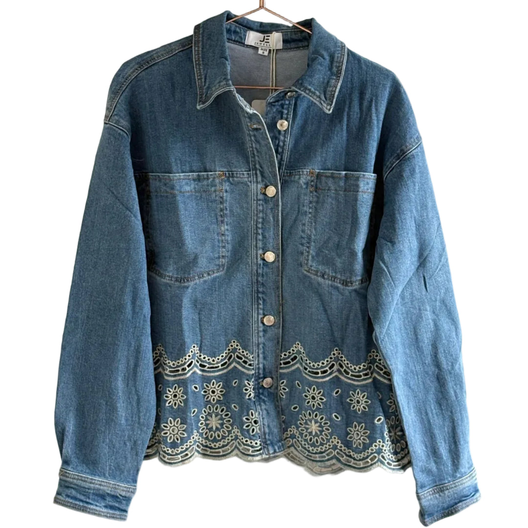 THREE M - DENIMJAKKE - CH2636 - BLUE