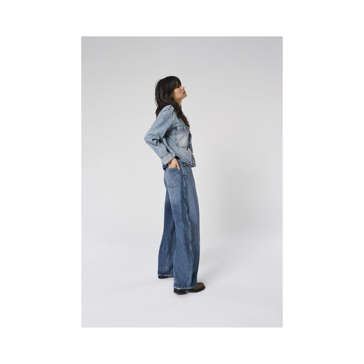 ONLY - JEANS - TAYLOR BARREL 15352198 - DARK BLUE DENIM