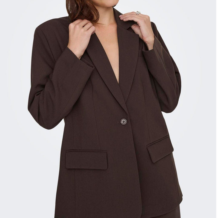 ONLY - BLAZER - LINDA-RAVEN 15371106 - COFFEE BEAN