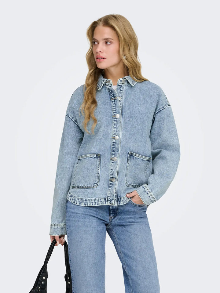 ONLY - JAKKE - LARA 15372651 - LIGHT BLUE