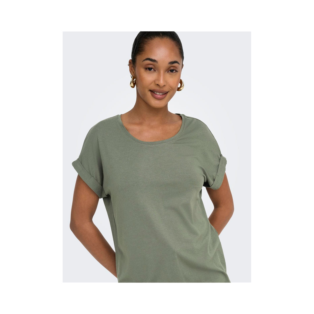 ONLY - T-SHIRT - MOSTER 15106662 - SMOCKY GREEN
