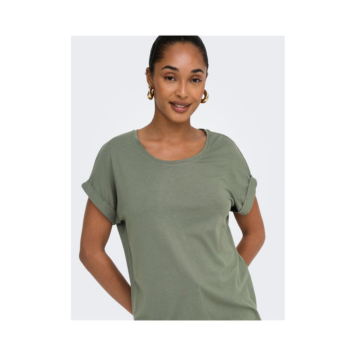 ONLY - T-SHIRT - MOSTER 15106662 - SMOCKY GREEN