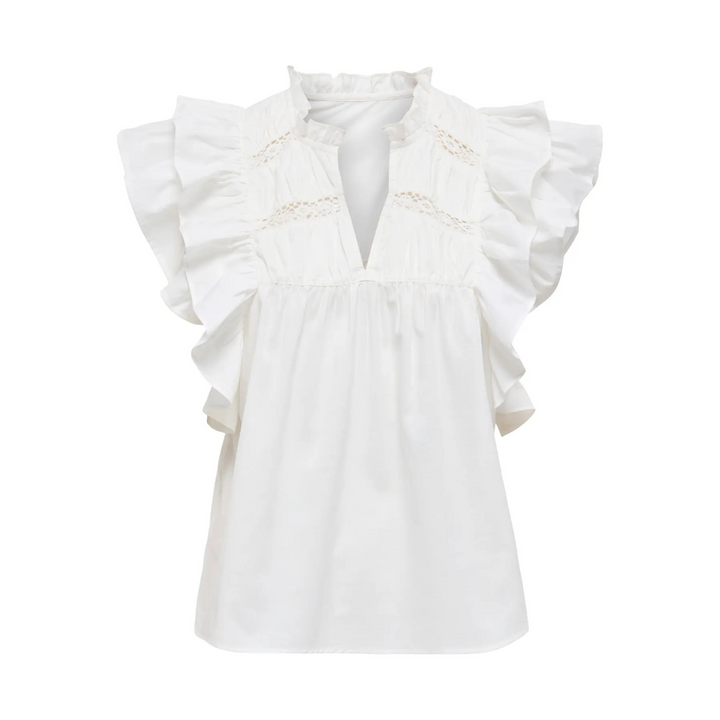 ONLY - TOP - SUNNY 15347882 - CLOUD DANCER