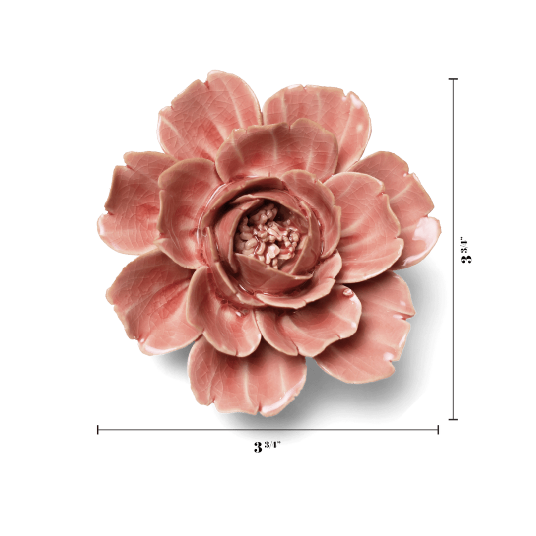 CHIVE CERAMICS - KERMIK VÆGBLOMST - CHAMPAGNE PINK ROSE