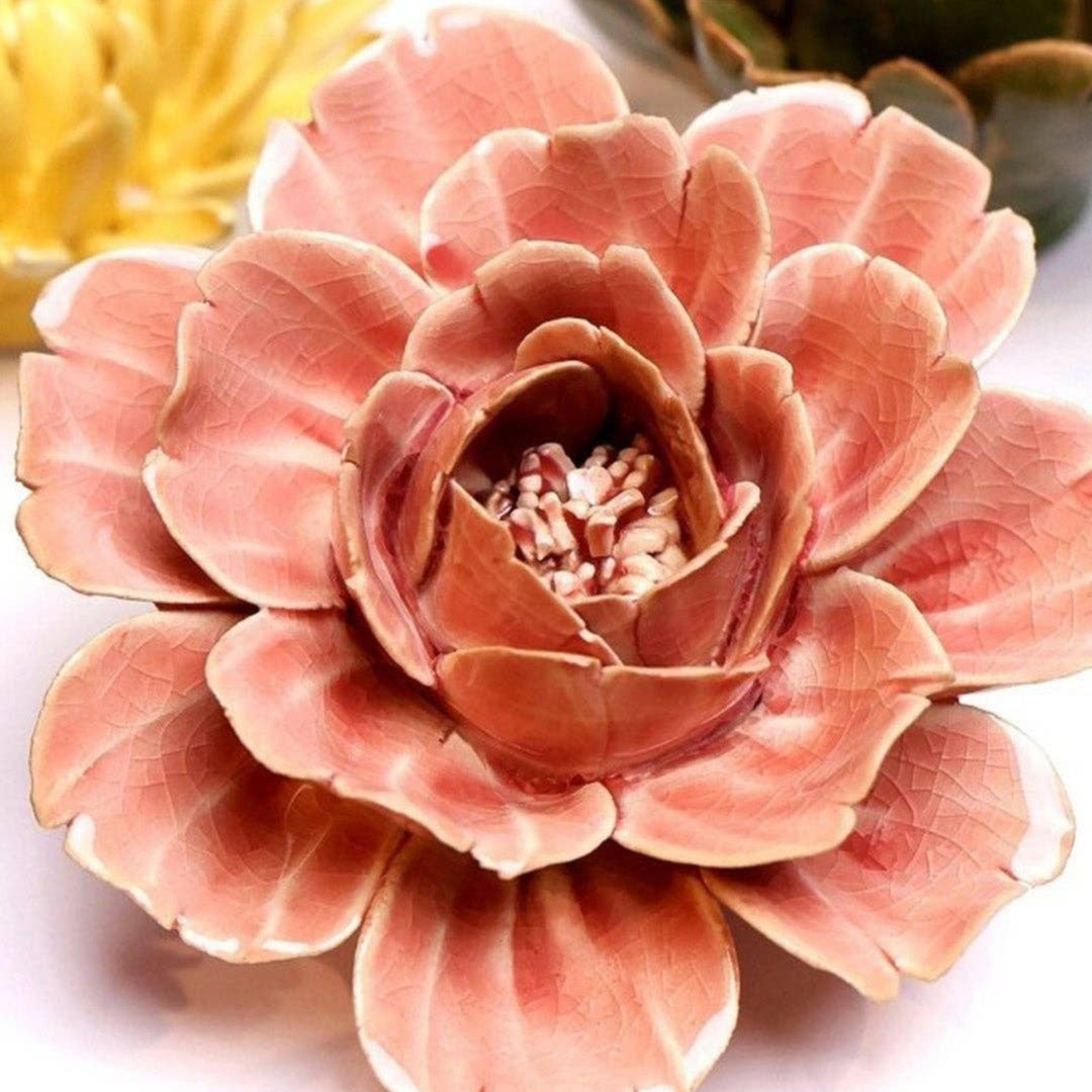 CHIVE CERAMICS - KERMIK VÆGBLOMST - CHAMPAGNE PINK ROSE