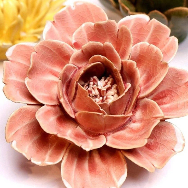 CHIVE CERAMICS - KERMIK VÆGBLOMST - CHAMPAGNE PINK ROSE