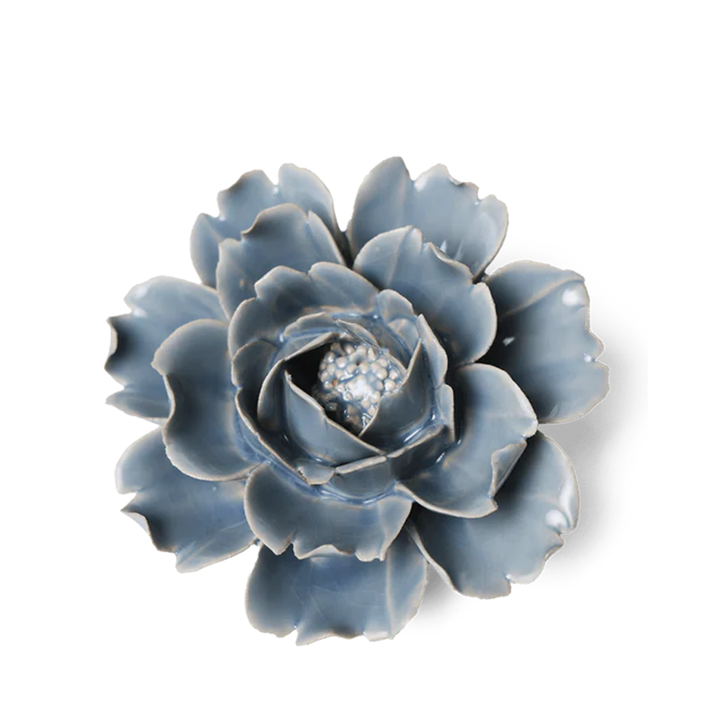 CHIVE CERAMICS - KERMIK VÆGBLOMST - PASTEL BLUE ROSE