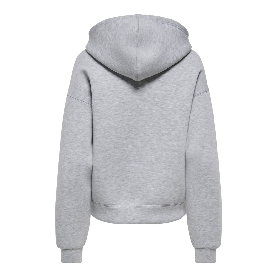 ONLY - ZIP HOODIE - NAOMI 15383142 - LIGHT GREY MELANGE