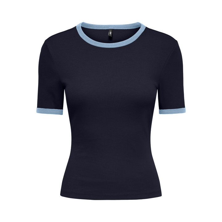 ONLY - T-SHIRT - VAL 15390610 - NIGHT SKY/CASHMERE BLUE CONTRAST