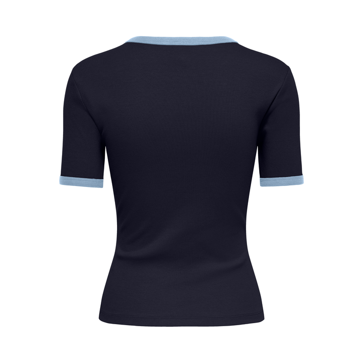 ONLY - T-SHIRT - VAL 15390610 - NIGHT SKY/CASHMERE BLUE CONTRAST