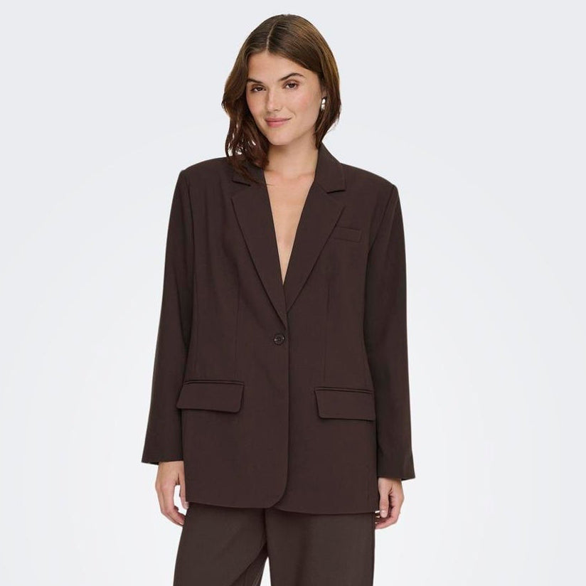 ONLY - BLAZER - LINDA-RAVEN 15371106 - COFFEE BEAN