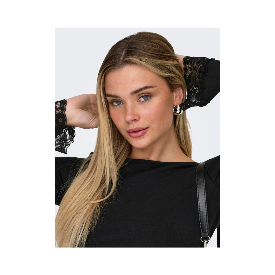 ONLY - TOP - LIVE LOVE 15385106 - BLACK