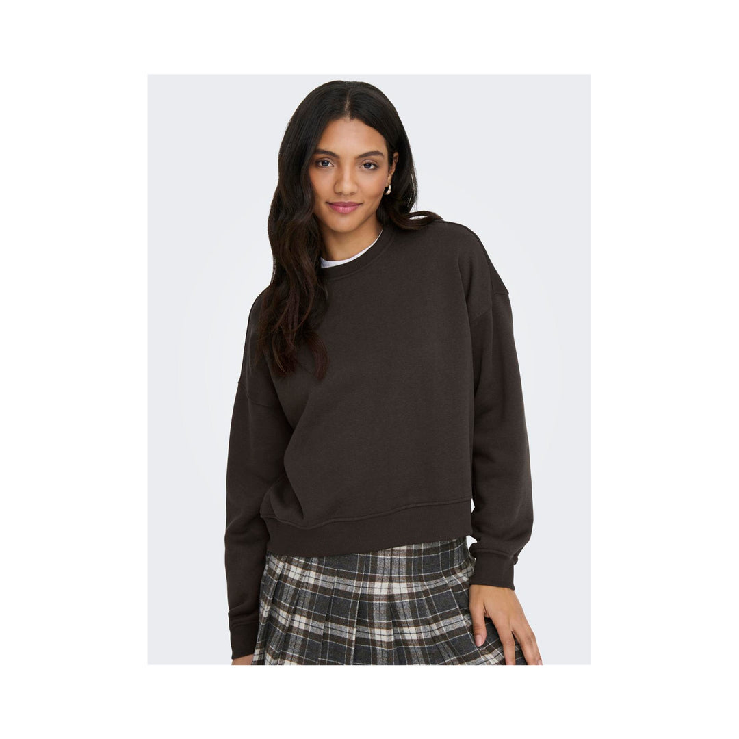 ONLY - SWEATSHIRT - BEST 15338727 - CHOCOLATE TORTE