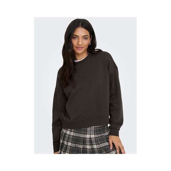 ONLY - SWEATSHIRT - BEST 15338727 - CHOCOLATE TORTE