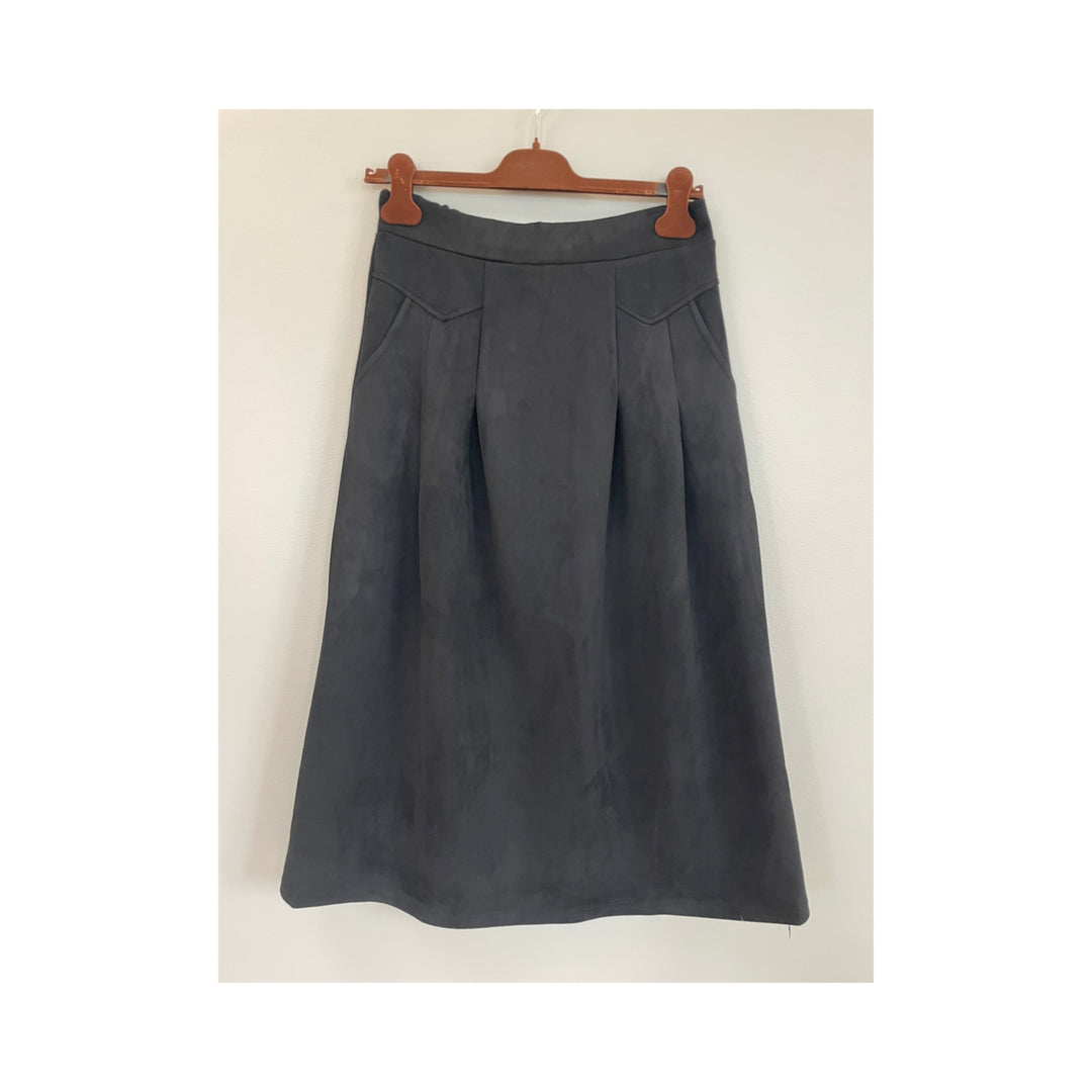 MARTA DU CHATEAU - NEDERDEL - NANDINA 57123SUEDE - NERO