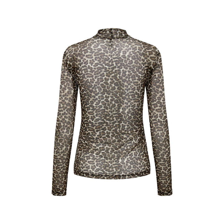 ONLY - MESHBLUSE - ERICA 15141298 - PUMICE STONE/EVERYDAY LEO