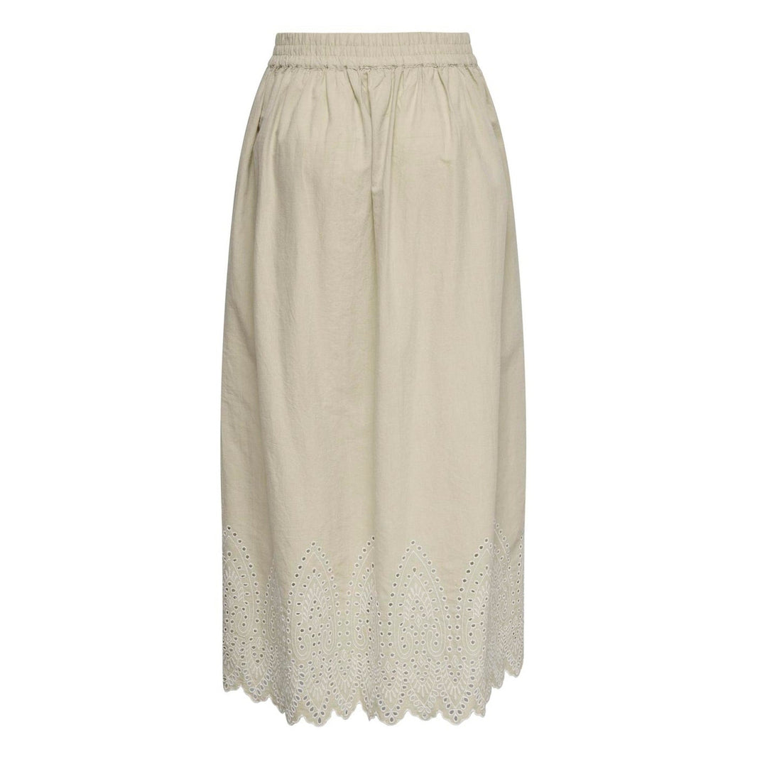 ONLY - NEDERDEL - TULUM 15343177 - OLIVE GRAY/BRIGHT WHITE EMBROIDERY