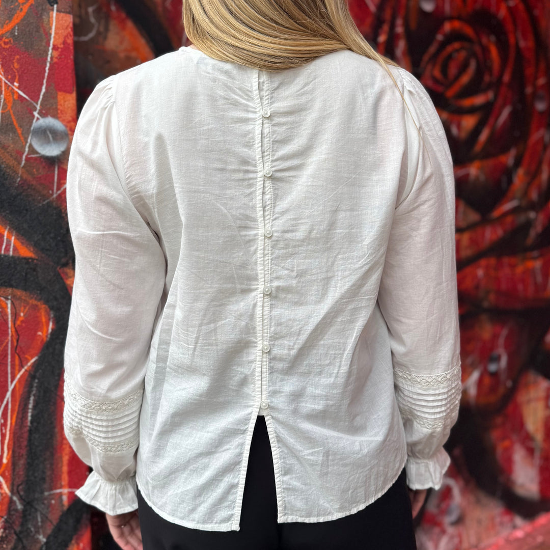 ONLY - BLUSE - EMINA 15364379 - CLOUD DANCER