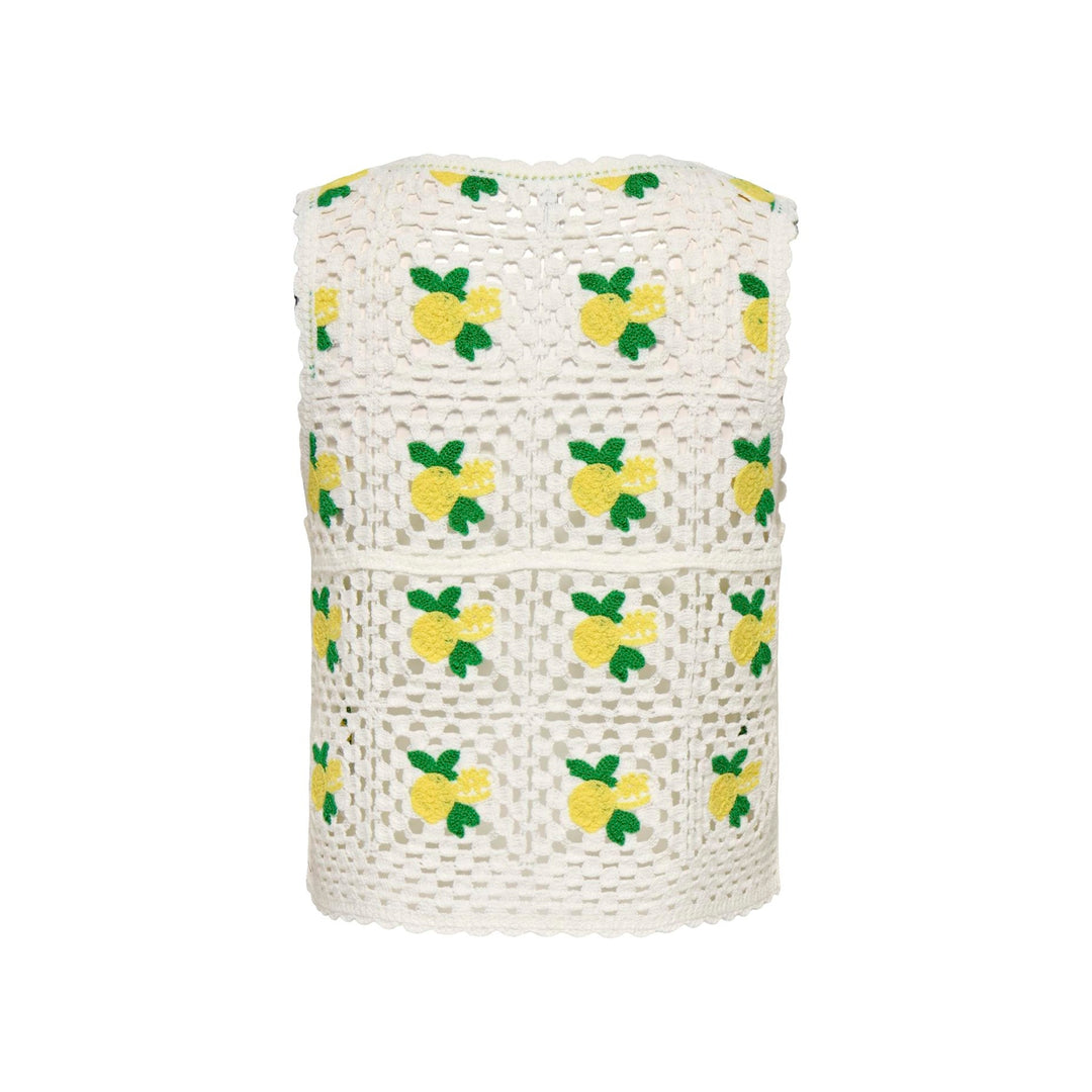 ONLY - TOP - EMMA 15377091 - BIRCH LEMON/YARROW/JELLY BEAN