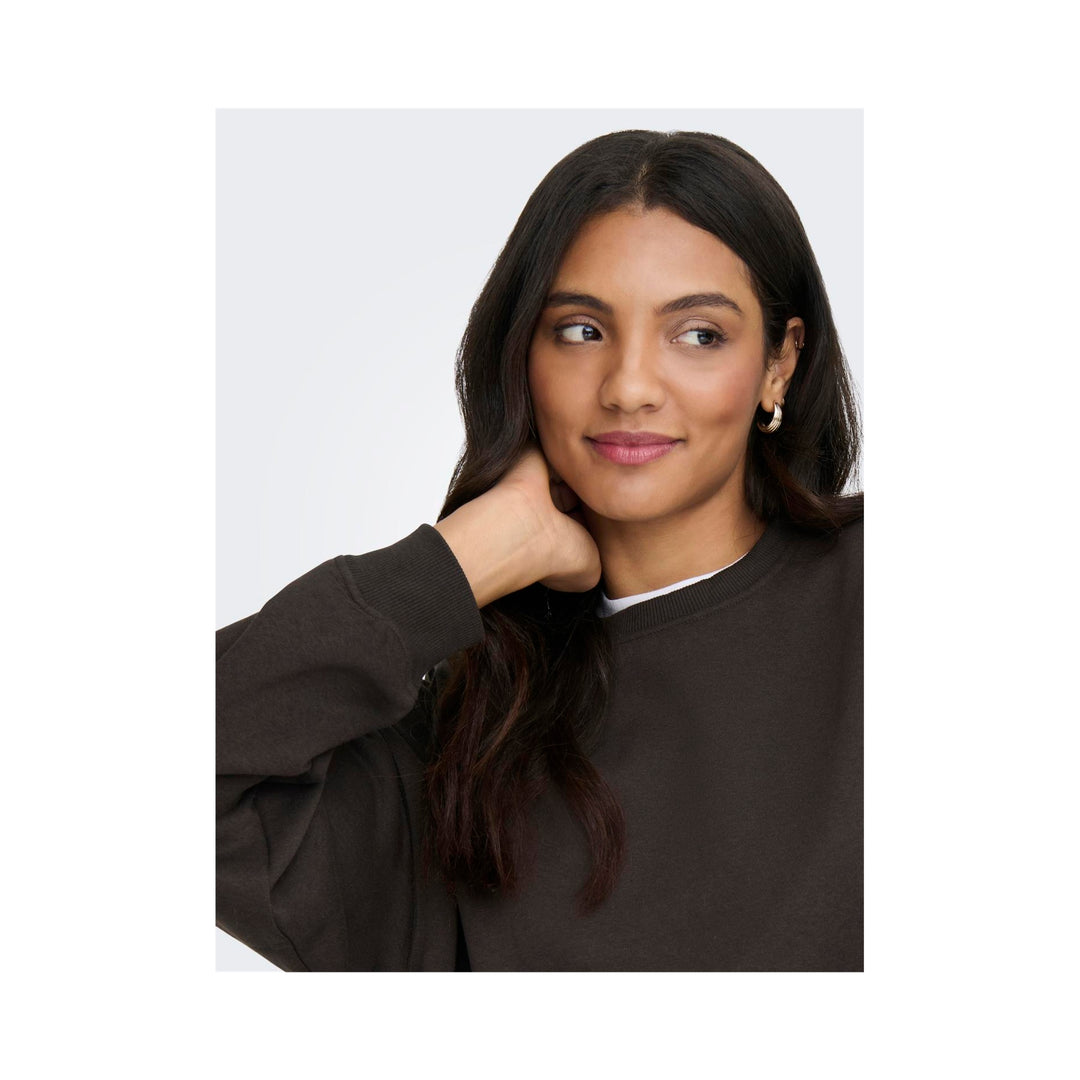 ONLY - SWEATSHIRT - BEST 15338727 - CHOCOLATE TORTE
