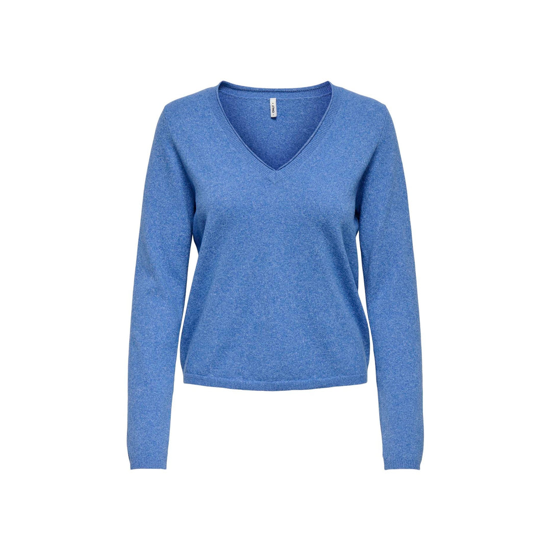 ONLY - STRIK - LOYAL V-NECK 15368957 - ULTRAMARINE MELANGE