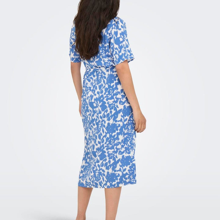 ONLY - KJOLE - YASMIN 15357241 - CLOUD DANCER TANIA NEBULAS BLUE