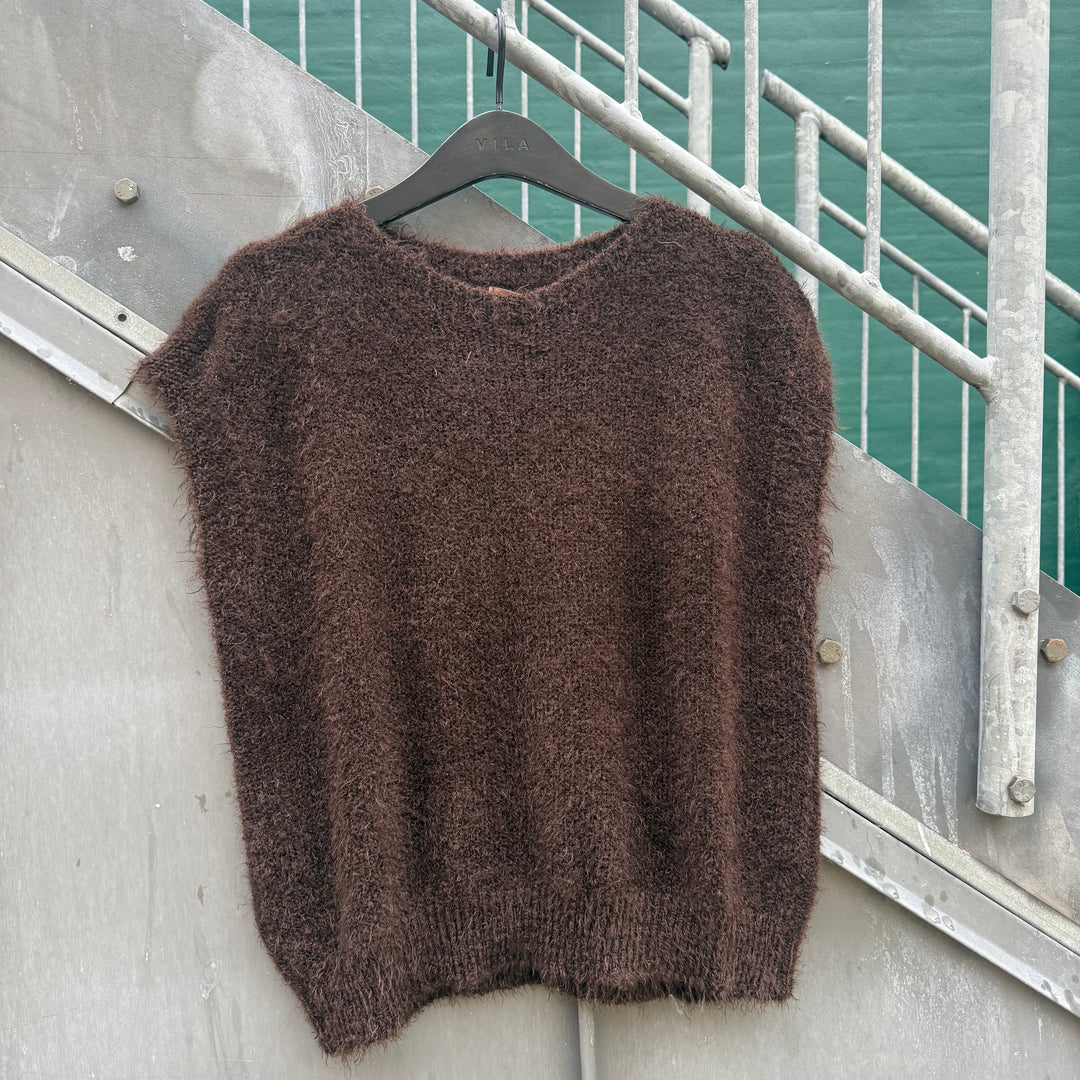 MARTA DU CHATEAU - STRIK VEST - LAYA - 8039 - MARONE