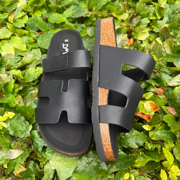 DUFFY - SANDALER - FLORENS VENTUNO 8666006 - BLACK