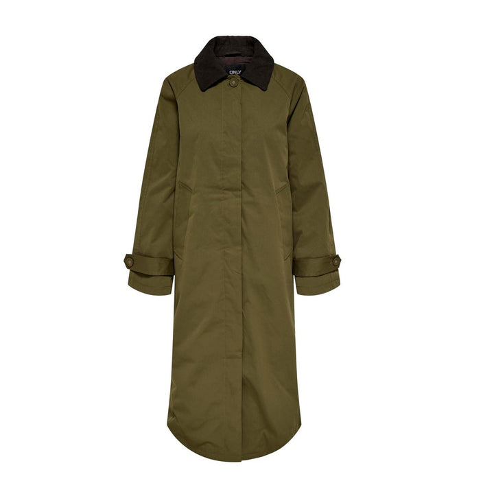 ONLY - COAT - ORCHID 15373747 - DARK OLIVE