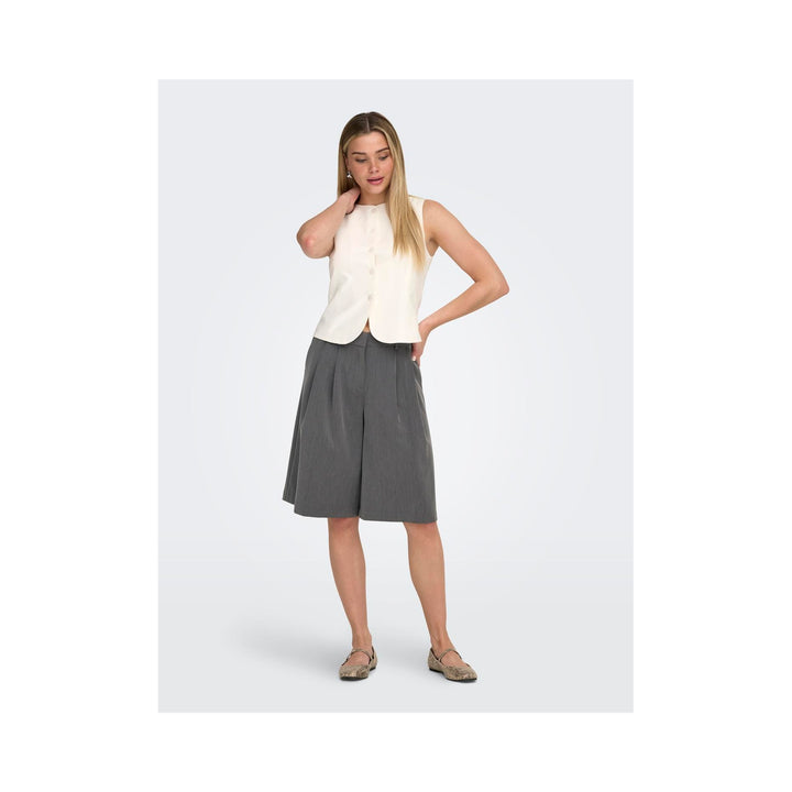 ONLY - BERMUDA SHORTS - NALINA 15374196 - MEDIUM GREY MELANGE
