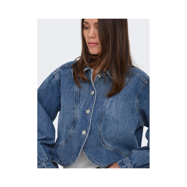 ONLY - DENIMJAKKE - AMBER 15377783 - MEDIUM BLUE DENIM